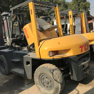 ホワイト TCM FD70フォークリフト 中古 3T 5T 10T 15T 20T 25T 30T 状態良好 フォーク長さ 1.8M