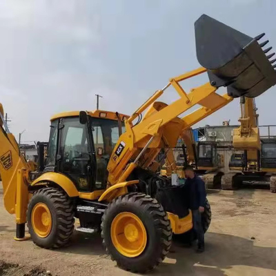 JCB 4CX フロント エンド ローダー 使用済み バックホー ローダー 118KW レーティング 負荷 0 作業時間