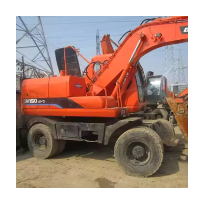 ドーサン DH150W-7 輪式掘削機 15トンの建設掘削機 重機械 原産韓国