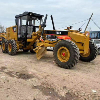 CAT 140K Grader 1200 作業時間 カミンズエンジン付き中古 CAT 140H 140G