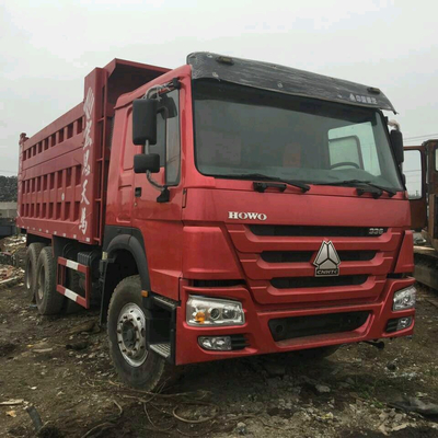 普通のクルーズコントロールとマニュアルウィンドウと使用されたHowo 6x4ダンパートラックティッパー375