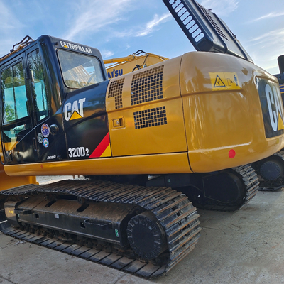 中古キャタピラー掘削機 Cat320d 320D 水力クローラー掘削機 1.2CBM バケット容量
