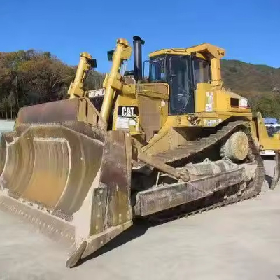 上海で使用された CAT D9Rブルドーザー 3408C エンジンと 48000 KG マシン重量