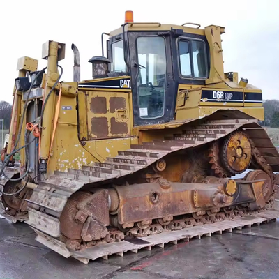 中古のCAT D6r クローラーブルドーザー オリジナル日本 中古ドーザー D6r リッパー付き