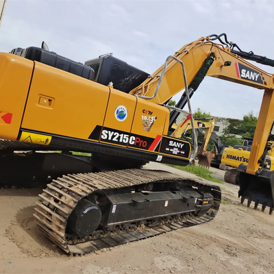 12TONS 作業重量 Sany SY215C 建設用水力クローラー掘削機