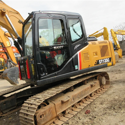 Sany SY135C 水力クローラー掘削機 13.5トンの稼働重量 状態良好