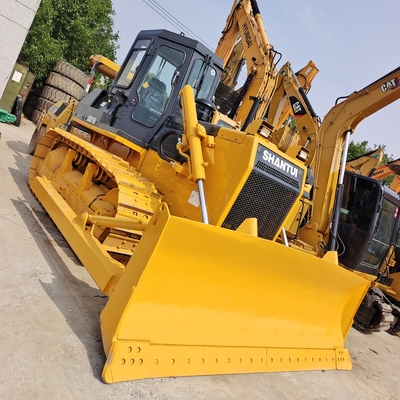 高掘削力 使用済み SHANTUI SD32 クローラードーザー 37200 KG 動作状態