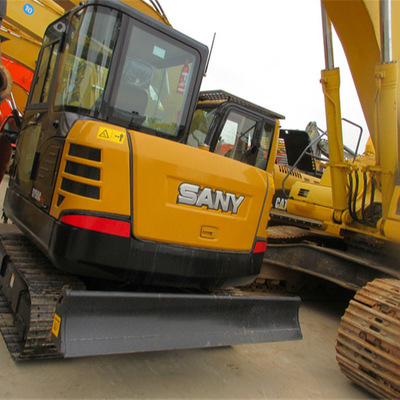 4JG1 エンジン使用 Sany SY55C オリジナルの水力ポンプを持つ水力クローラー掘削機