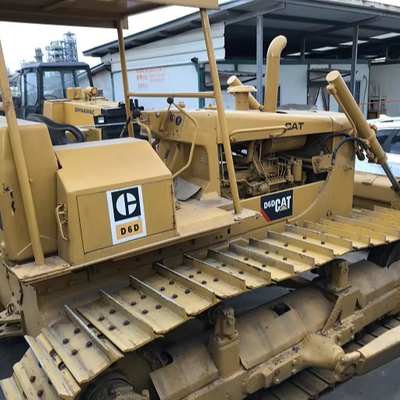 元の水力シリンダー 良好な状態で使用された CAT D6D クローラーブルドーザー