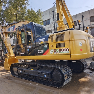 1200 作業時間 使用されたカターピラー 320d クローラー 掘削機 20 トン 建設機械