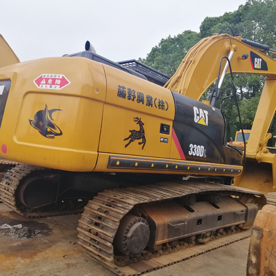 元の水力ポンプとC9エンジンを備えた古着キャット330掘削機