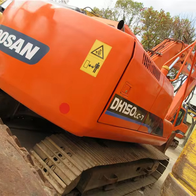 ドーサン DH150lc-7 中古掘削機 71KWのパワーと1200時間の作業時間を持つ15トンの掘削機