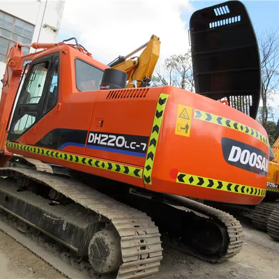 DOOSAN 掘削機 DH220LC-7 クローラー 掘削機 労働時間が少ない状態