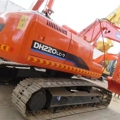 ドーサン DH220LC-7 22トンの掘削機 オリジナル液圧バルブと1.2バケツ容量使用