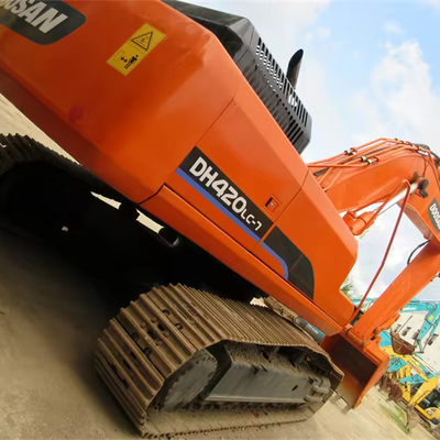 DOOSAN DH420LC-7 オリジナルの水力ポンプと2.18バケットの容量を持つ古着掘削機