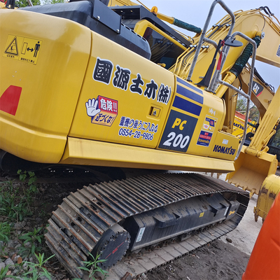 1.2CBM バケット容量 コマツー PC200-8 中古掘削機 20トンのクローラー