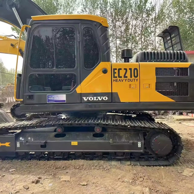 スウェーデンからの原始液圧シリンダーと VolvoEC210D エグババター耐久性トラックシューズ