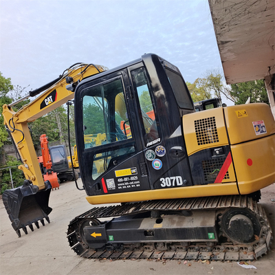 上海・ジンシャン 中古トラックシューズ CAT 307d オリジナルの水力シリンダーを持つ掘削機