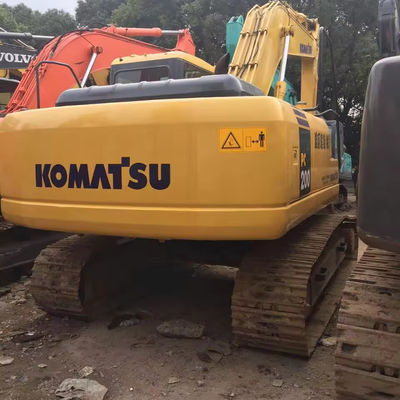 107KW 20トンのKOMATSU PC200 オリジナル液圧バルブ付き中型クローラー用掘削機