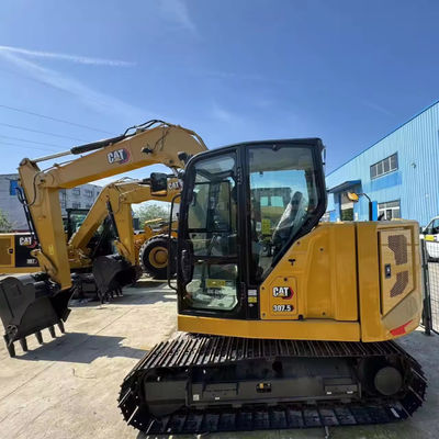 Cat 307E 7トンの掘削機とイートン水力ポンプとオリジナル306ゴムクローラー