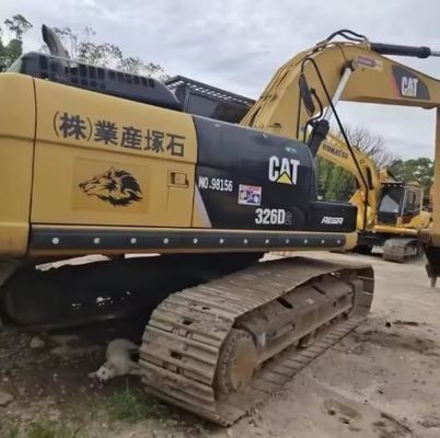 中古のCAT 326d クローラー掘削機 ワッチ付き 大型掘削機 オリジナル水力シリンダー