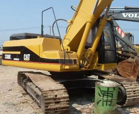1.5m3のバケツ容量とCat 3306エンジンを備えた中古キャット330BLクローラー掘削機