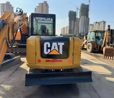8トン使用 CAT 308 ミニ掘削機 0.22 バケット容量とオリジナルの水力弁