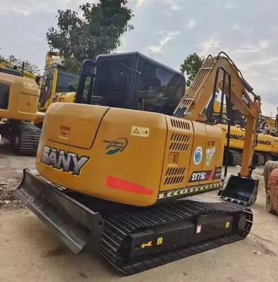 SANYsy75cプロ掘削機を使用した 高い作業効率とオリジナルの水力弁を使用した