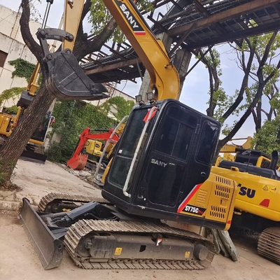Sany sy75c ミニ掘削機 状態良好 エンジニアリングプロジェクト用の7.5トンの掘削機
