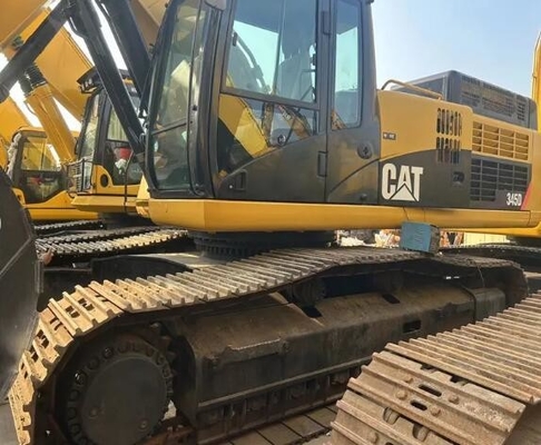 オリジナルエンジン CAT 345D 掘削機 45 トンの大型水力クローラー掘削機