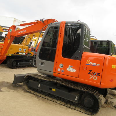 良い状態 オリジナル 中古ミニ掘削機 ヒタチ Zaxis70 ZX70 オリジナルエンジン