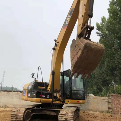 20トンのカターピラー320Dクローラー掘削機 1200時間作業で建設に使用