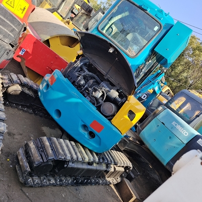 中古クボタU-35掘削機 中古トラックシューズとD1703-E4エンジン